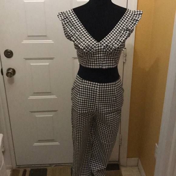Black and white pants set - Picture 6 of 8